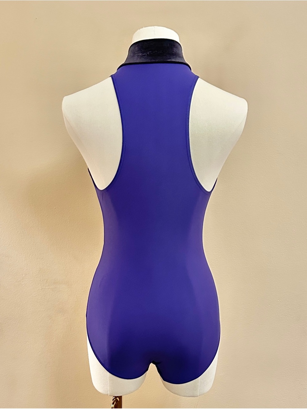 Ballet Rosa Violet Velvet Leotard - Picture 3 of 7